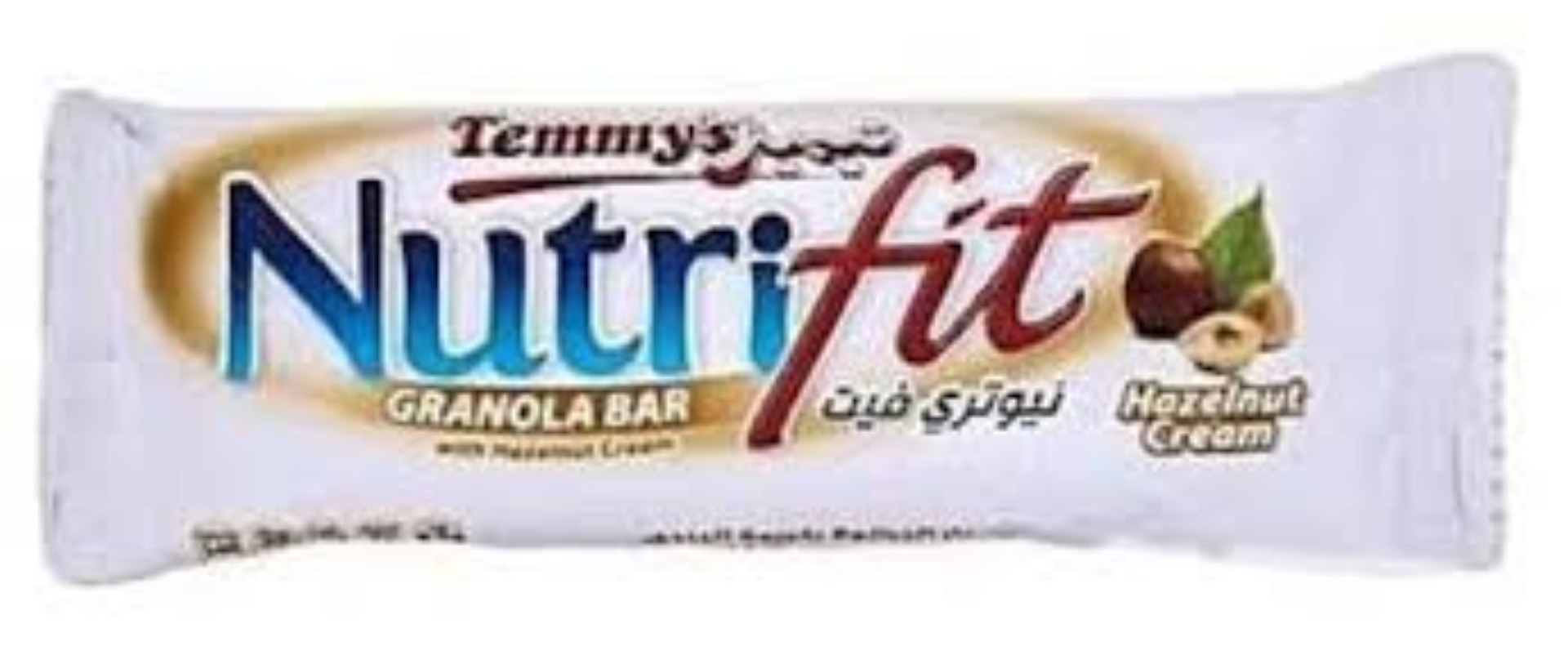 TEMMY'S NUTRIFIT GRANOLA BAR   HAZELNUT CREAM 35G